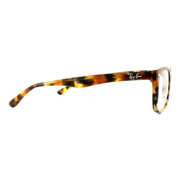 New Ray-Ban Frames Light Tortoise Acetate Unisex Eyeglasses RB5228 5712 53mm - Picture 6 of 10
